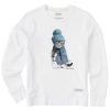 Women Life is Good Sweatshirts & Hoodies | Women'S Winter Cat Hat Simply True Fleece Crew Cloud White