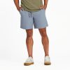 Men Life is Good Lounge & Sleepwear | Men'S Solid Everyday Short Stone Blue