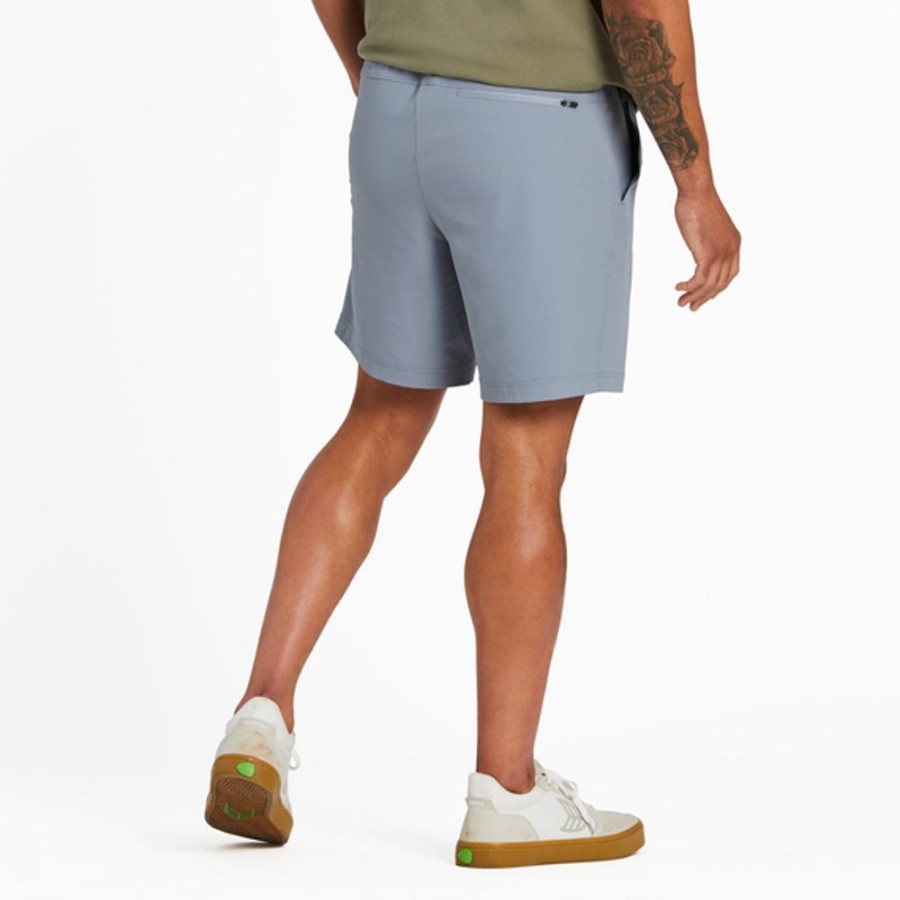 Men Life is Good Lounge & Sleepwear | Men'S Solid Everyday Short Stone Blue