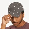 Women Life is Good Hats | Polka Dog Pattern Chill Cap Slate Gray