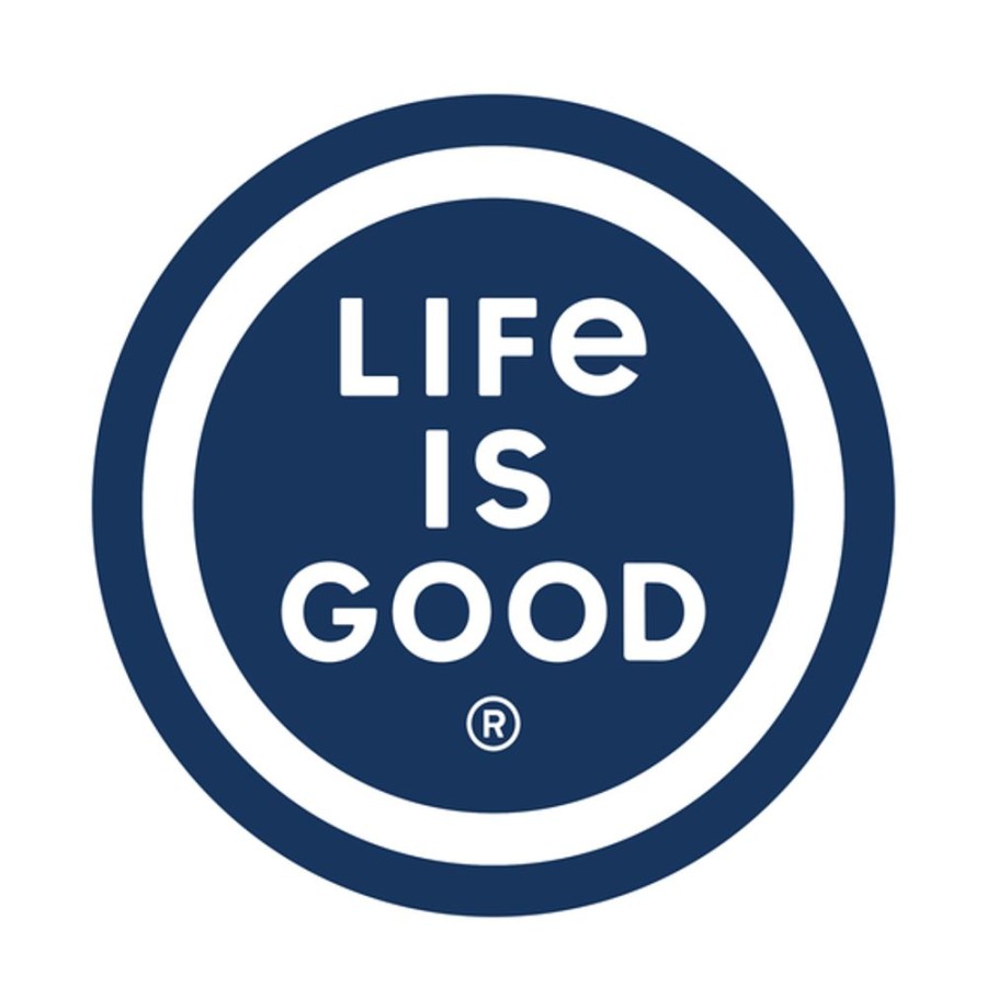 Home Life is Good Stickers & Magnets | Lig Coin Window Decal Darkest Blue