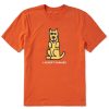 Men Life is Good Graphic Tees | Men'S Rocket I Accept Cookies Crusher Tee Nomadic Orange