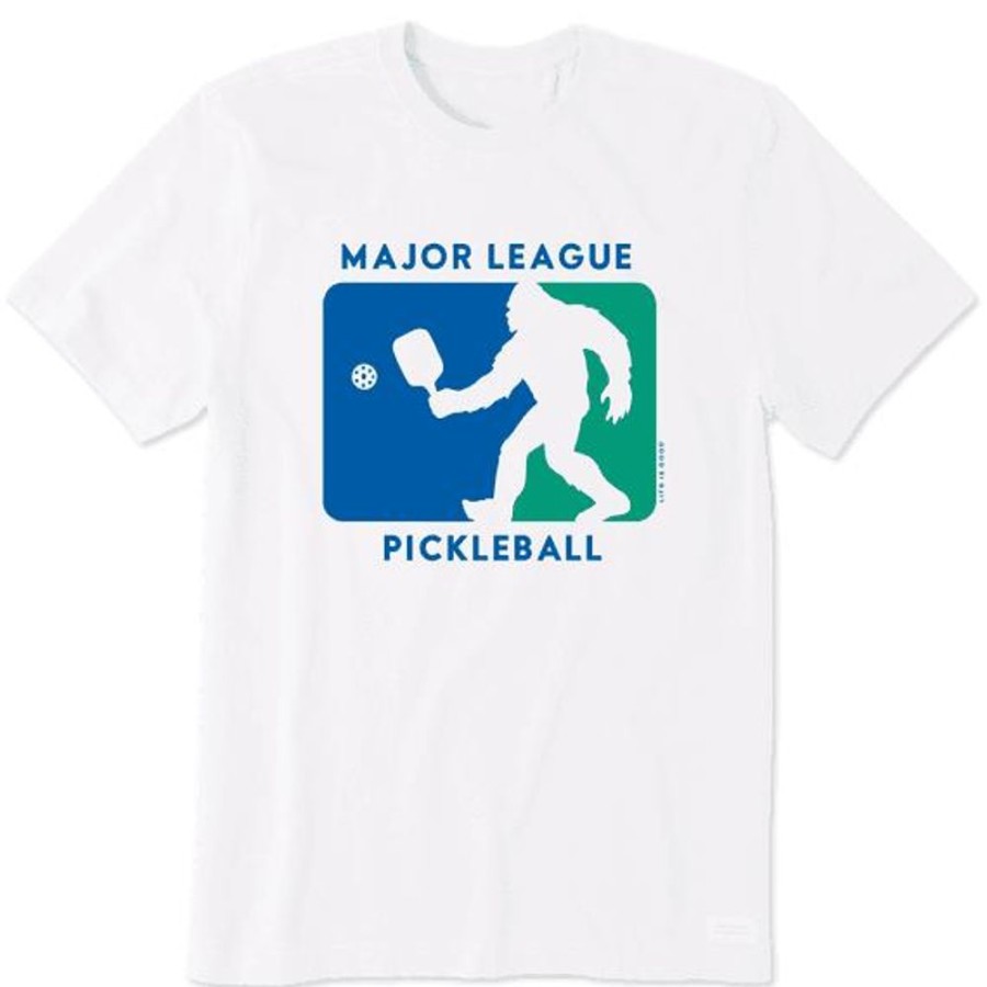 Home Life is Good Pickleball | Men'S Major League Pickleball Short Sleeve Tee Cloud White