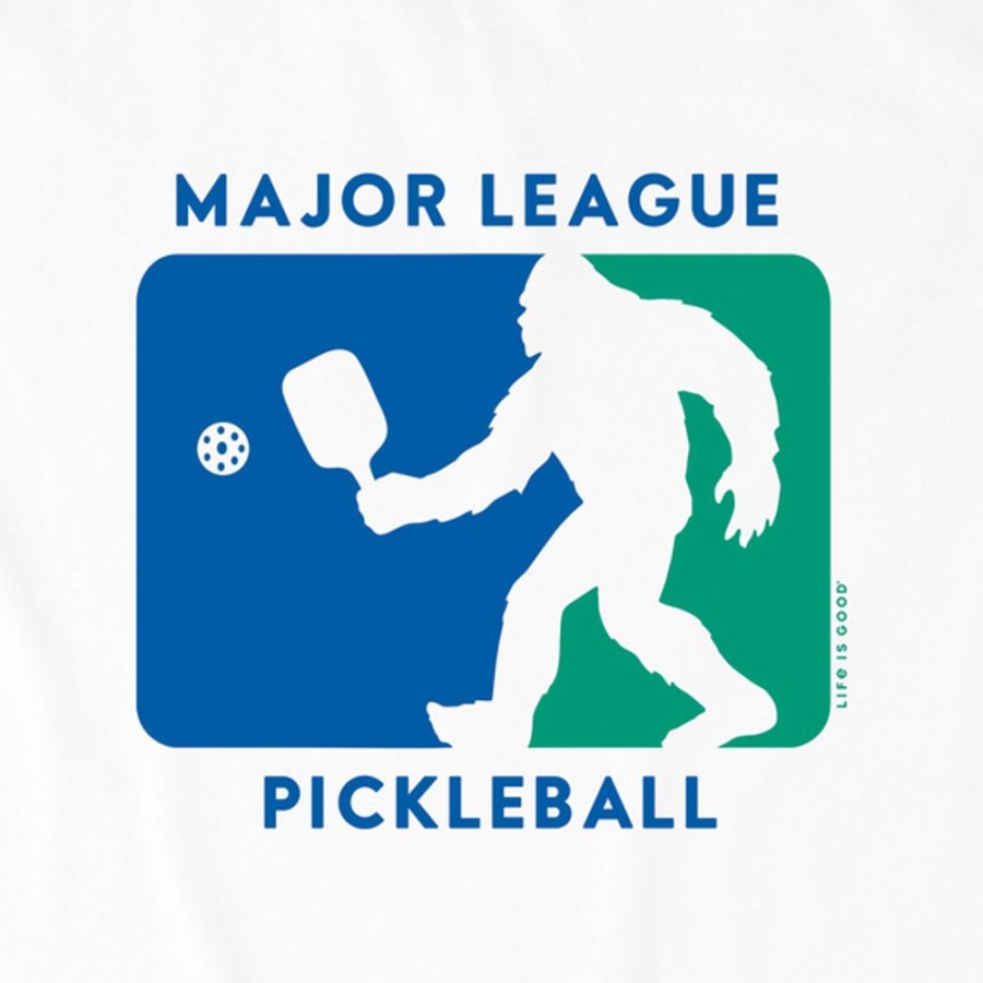 Home Life is Good Pickleball | Men'S Major League Pickleball Short Sleeve Tee Cloud White