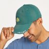 Women Life is Good Hats | Shamrock Sunwashed Chill Cap Spruce Green