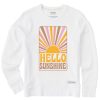 Women Life is Good Sweatshirts & Hoodies | Women'S Hello Sunshine Retro Simply True Fleece Crew Cloud White