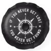 Home Life is Good Life Is Good: The Book | Lost And Found Compass Rearview Camera Tire Cover Night Black