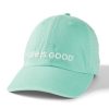 Men Life is Good Hats | Lig Wordmark Horizontal Chill Cap Spearmint Green