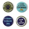 Women Life is Good Pins | Homeslice Positive Pins 4-Pack Multi-Color