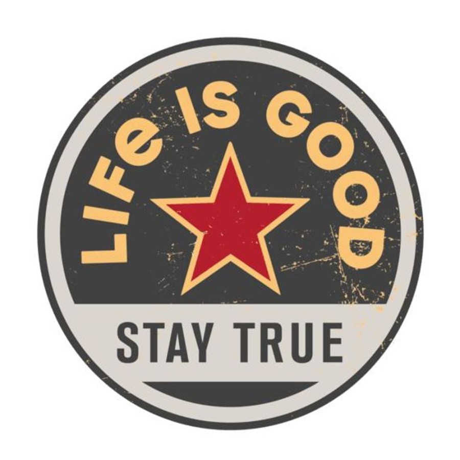 Home Life is Good Stickers & Magnets | Stay True Coin 4" Circle Sticker Miscellaneous