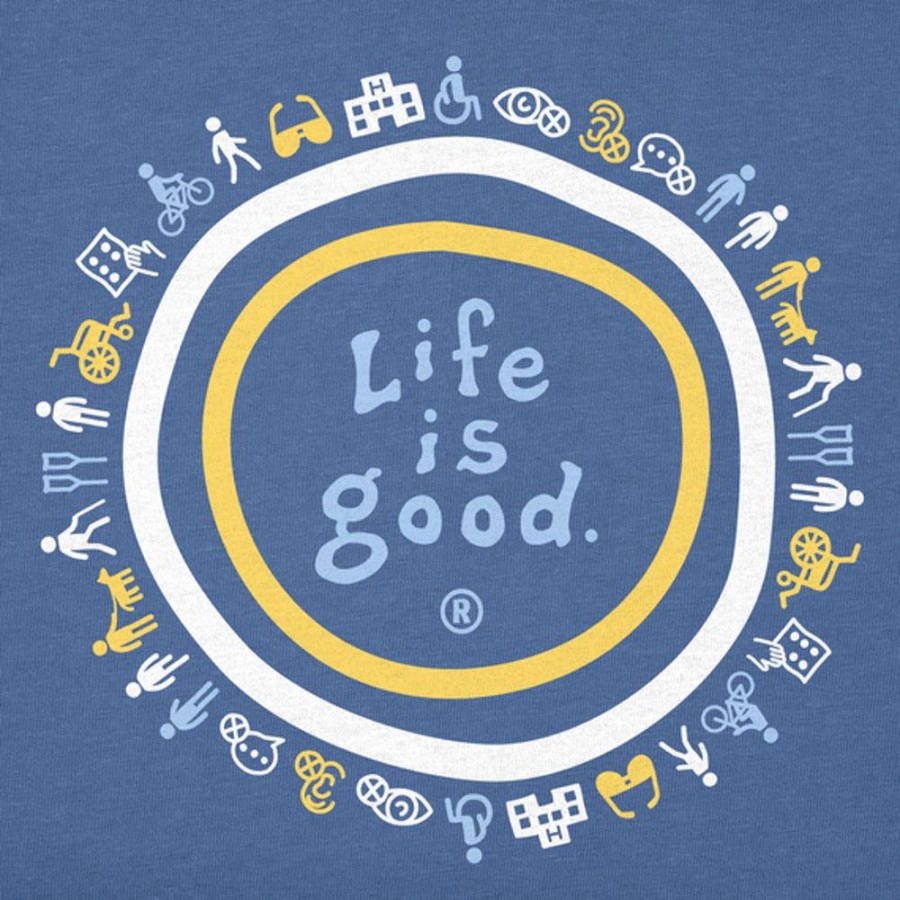 Kids Life is Good Graphic Tees | Kids Vintage Inclusion Coin Crusher Tee Vintage Blue