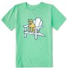 Kids Life is Good Graphic Tees | Kids Rocket Adirondack Crusher Tee Spearmint Green