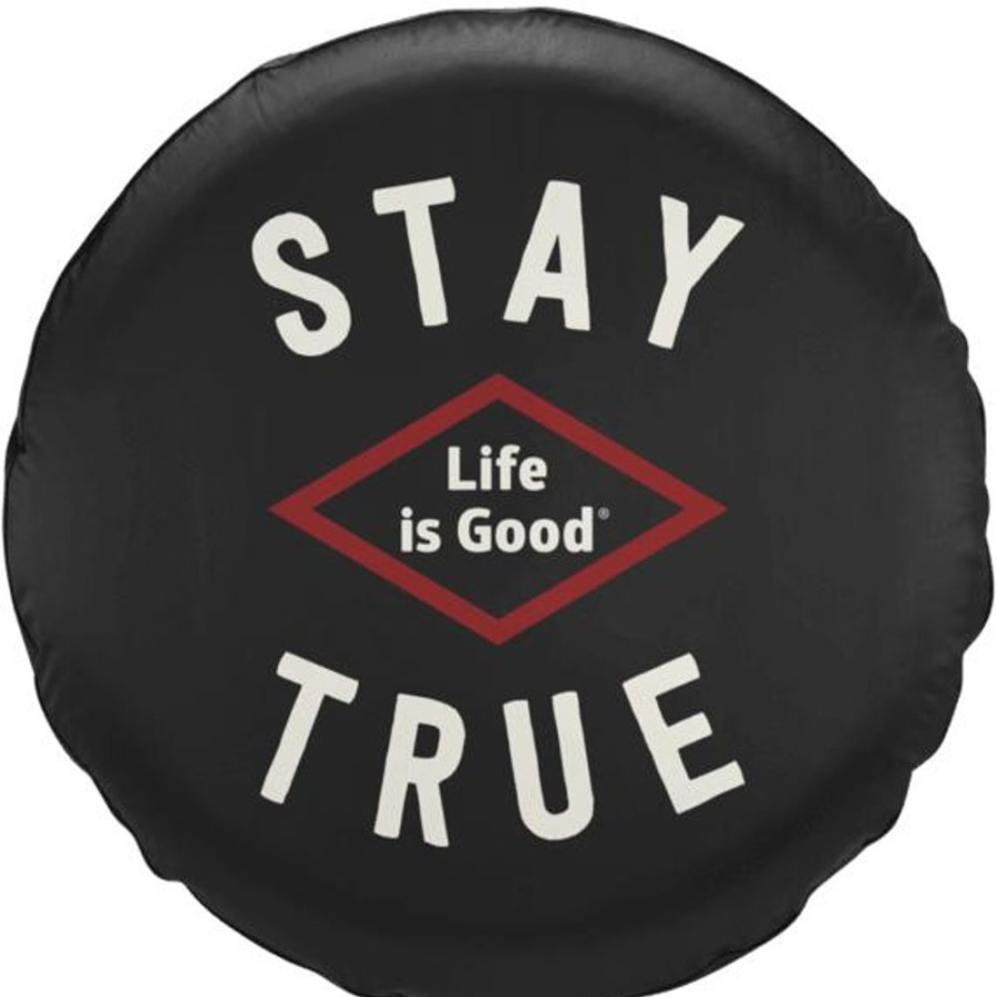 Home Life is Good Tire Covers | Stay True Tire Cover Night Black