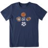 Kids Life is Good Graphic Tees | Kids Game On Sports Crusher Tee Darkest Blue