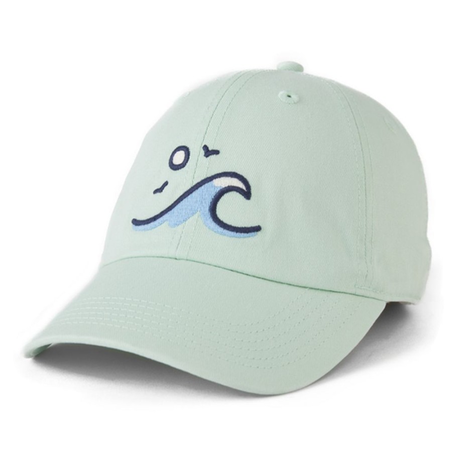 Men Life is Good Hats | Wave Curl Chill Cap Sage Green