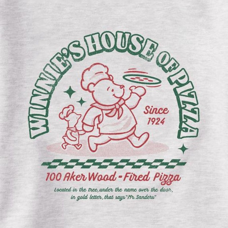 Men Life is Good Sweatshirts & Hoodies | Men'S Winnie'S House Of Pizza Simply True Fleece Crew Light Heather Gray