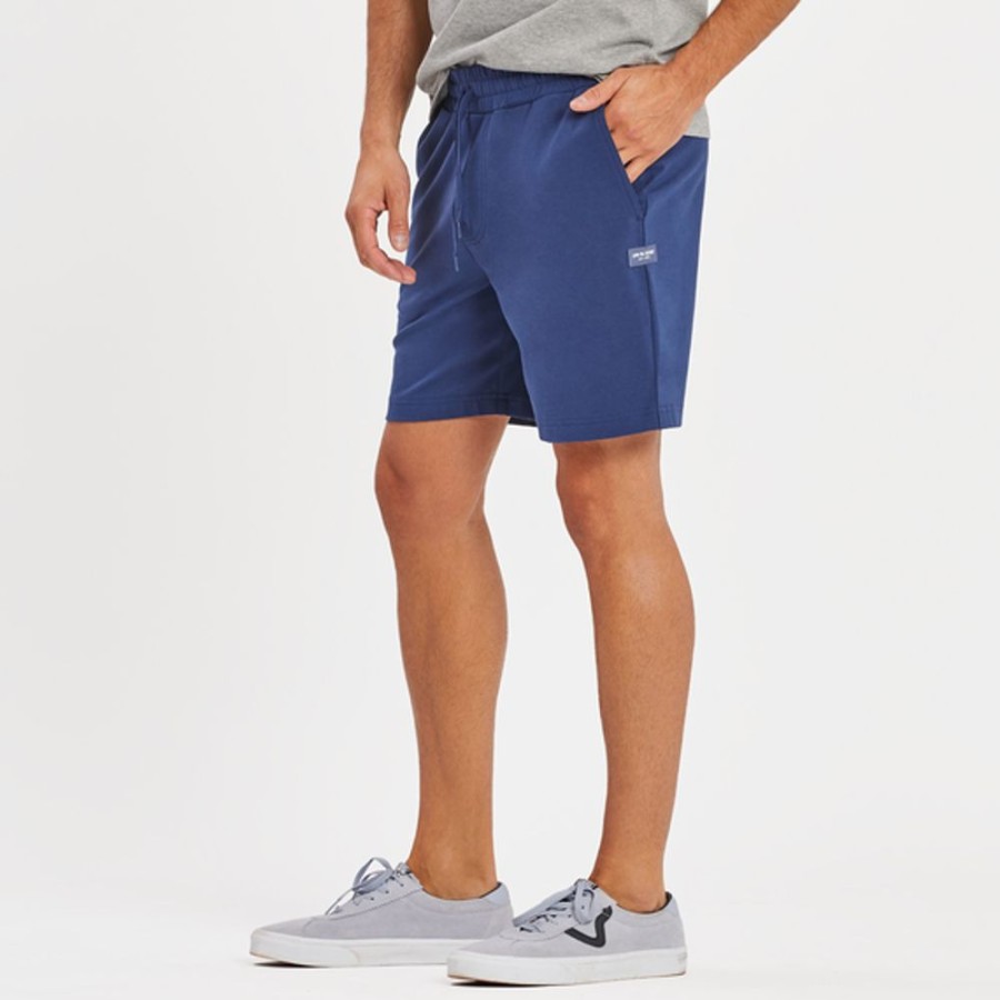 Men Life is Good Crusher-Flex Apparel | Men'S Solid Crusher-Flex Short Darkest Blue