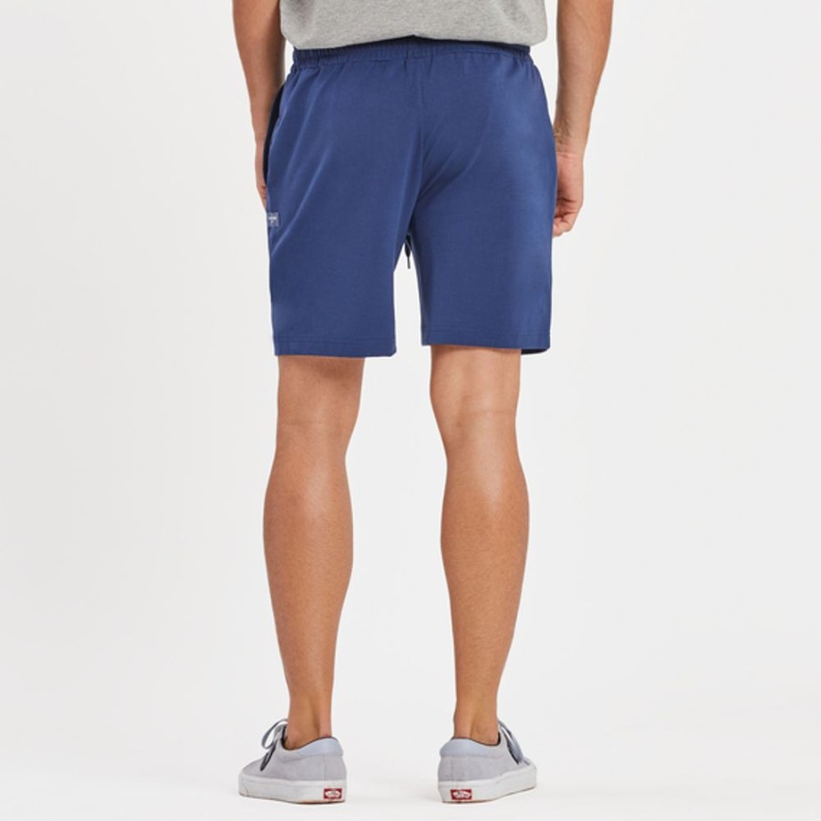 Men Life is Good Crusher-Flex Apparel | Men'S Solid Crusher-Flex Short Darkest Blue