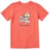 Kids Life is Good Graphic Tees | Kids Tie Dye Winnie Keep It Simple Crusher Tee Mango Orange