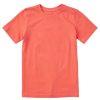 Kids Life is Good Solid Tees | Kids Solid Crusher Tee Mango Orange