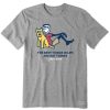 Men Life is Good Graphic Tees | Men'S Jake And Rocket The Best Things Short Sleeve Tee Heather Gray