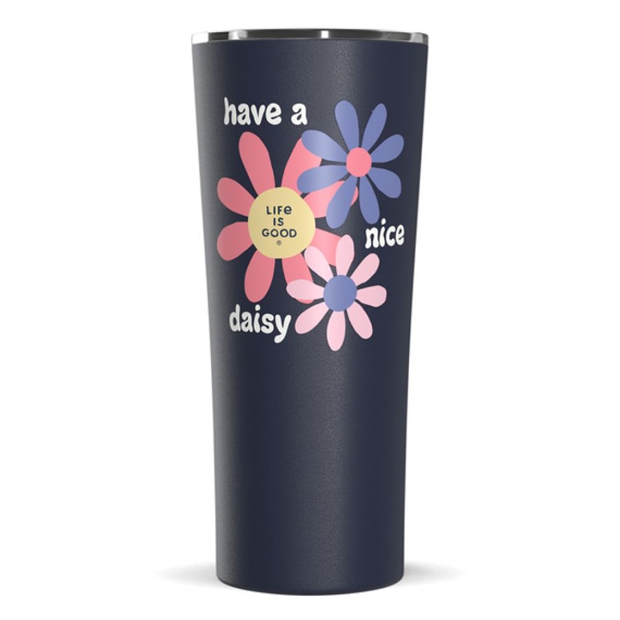 Home Hydrapeak Mugs | Nice Daisy 22Oz Stainless Steel Tumbler Navy