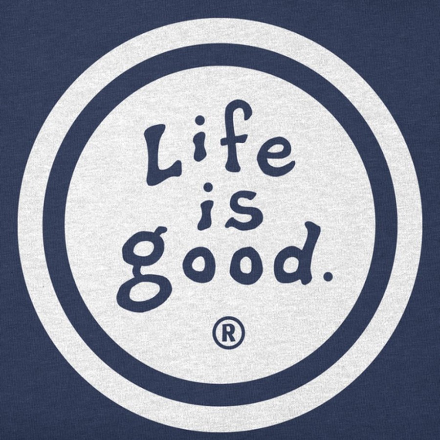 Men Life is Good Sweatshirts & Hoodies | Men'S Lig Vintage Coin Simply True Fleece Hoodie Darkest Blue