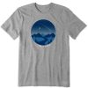 Men Life is Good Graphic Tees | Men'S Shooting Stardust Short Sleeve Tee Heather Gray