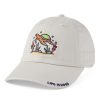 Kids Life is Good Hats | Kids Turtle Sea Landscape Kids Chill Cap Bone