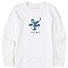 Kids Life is Good Graphic Tees | Kids Jake Slap Shot Long Sleeve Crusher Tee Cloud White