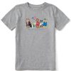 Kids Life is Good Graphic Tees | Kids Dog Days Of Summer Baseball Crusher Tee Heather Gray