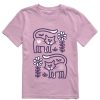 Kids Life is Good Graphic Tees | Kids Vintage Al Nordic Daisy Crusher Tee Violet Purple