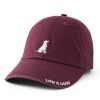 Men Life is Good Hats | Wag On Lab Chill Cap Mahogany Brown