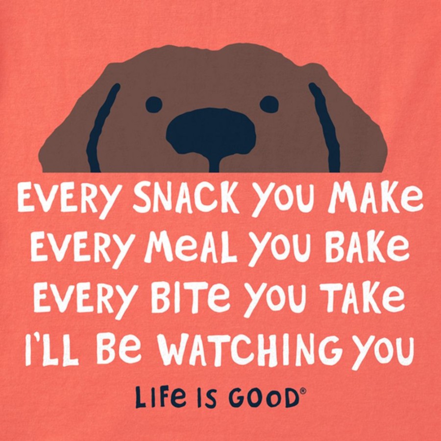 Kids Life is Good Graphic Tees | Kids I'Ll Be Watching You Crusher Tee Mango Orange