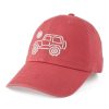 Women Life is Good Hats | Tribal 4X4 Chill Cap Faded Red