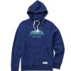 Men Life is Good Sweatshirts & Hoodies | Men'S Keep It Simple Evergreen Silo Simply True Fleece Hoodie Darkest Blue