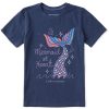 Kids Life is Good Graphic Tees | Kids Mermaid At Heart Crusher Tee Darkest Blue