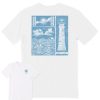 Men Life is Good Graphic Tees | Men'S Keep It Salty Woodblock Crusher-Lite Tee Cloud White