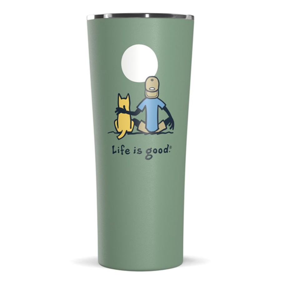 Home Hydrapeak Mugs | Jake & Rocket Moon 22Oz Stainless Steel Tumbler Sage