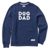 Men Life is Good Sweatshirts & Hoodies | Men'S Dog Dad Simply True Fleece Crew Darkest Blue