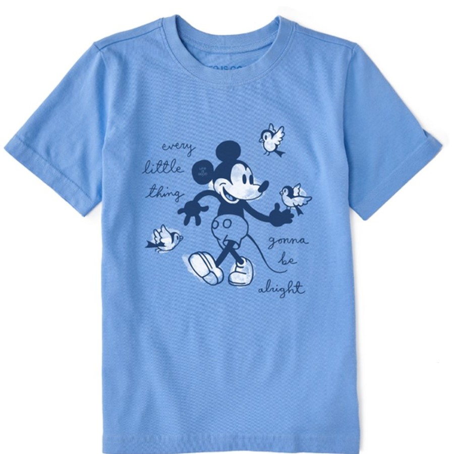 Kids Life is Good Graphic Tees | Kids Watercolor Willie Every Little Thing Crusher Tee Cornflower Blue