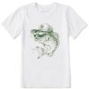 Kids Life is Good Graphic Tees | Kids Fineline Keep It Reel Crusher Tee Cloud White