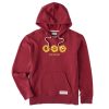 Women Life is Good Sweatshirts & Hoodies | Women'S 3 Sunflowers Simply True Fleece Hoodie Cranberry Red