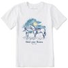 Kids Life is Good Graphic Tees | Kids Storybook Hold Your Horses Crusher Tee Cloud White