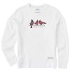 Women Life is Good Sweatshirts & Hoodies | Women'S Shady Cardinals Appear Simply True Fleece Crew Cloud White