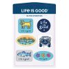 Home Life is Good Stickers & Magnets | Vintage Six-Pack Sticker Pack Multi-Color