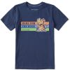 Kids Life is Good Graphic Tees | Kids Clean Here For The Hugs Winnie & Friends Crusher Tee Darkest Blue