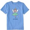 Kids Life is Good Graphic Tees | Kids Naive Tiny Dancer Crusher Tee Cornflower Blue