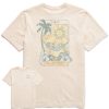 Men Life is Good Graphic Tees | Men'S Dreamy Optimist Tarot Card Crusher Tee Putty White