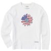 Women Life is Good Sweatshirts & Hoodies | Women'S America The Beautiful Daisy Simply True Fleece Crew Cloud White